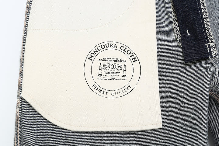Boncoura 15oz Indigo Denim Painter Pants - Relaxed Tapered Fit