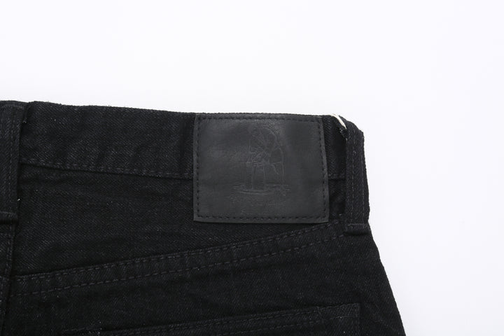 Pure Blue Japan XX-019-BK 14oz Black x Black Selvedge Denim - Relaxed Tapered Fit