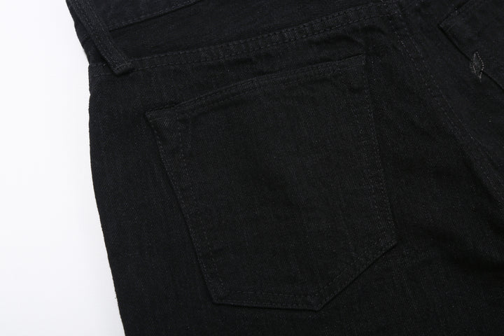 Pure Blue Japan XX-019-BK 14oz Black x Black Selvedge Denim - Relaxed Tapered Fit