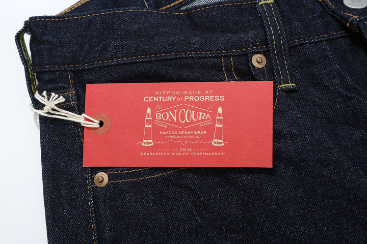 Boncoura 66 15oz Selvedge Indigo Denim - Modern Straight Fit