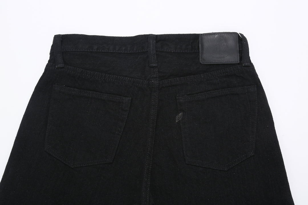 Pure Blue Japan XX-003-BK 14oz Black x Black Selvedge Denim - Regular Straight Fit