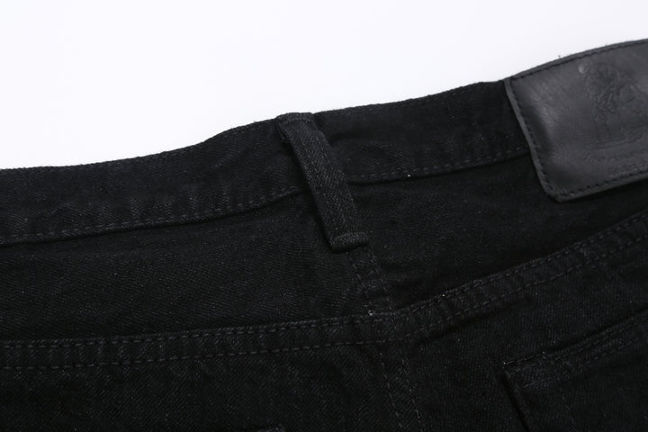Pure Blue Japan XX-003-BK 14oz Black x Black Selvedge Denim - Regular Straight Fit