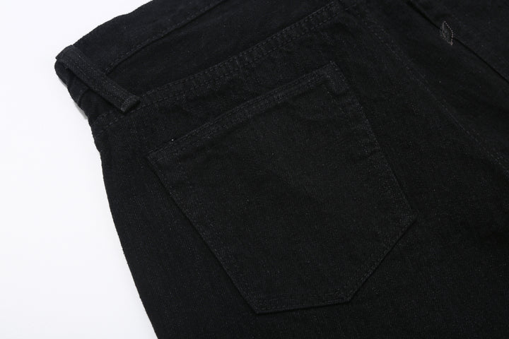 Pure Blue Japan XX-003-BK 14oz Black x Black Selvedge Denim - Regular Straight Fit