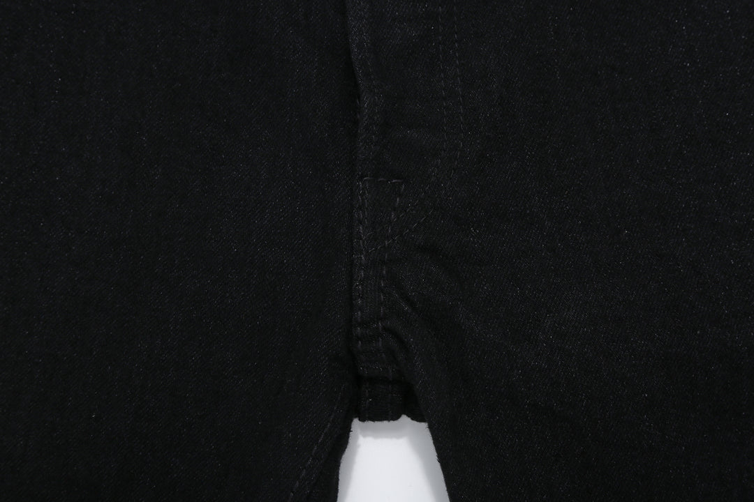 Pure Blue Japan XX-003-BK 14oz Black x Black Selvedge Denim - Regular Straight Fit