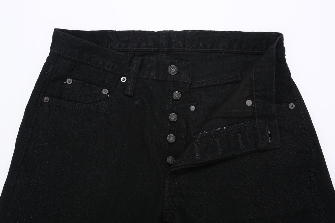Pure Blue Japan black selvedge denim XX-003 regular straight jeans Japan detail