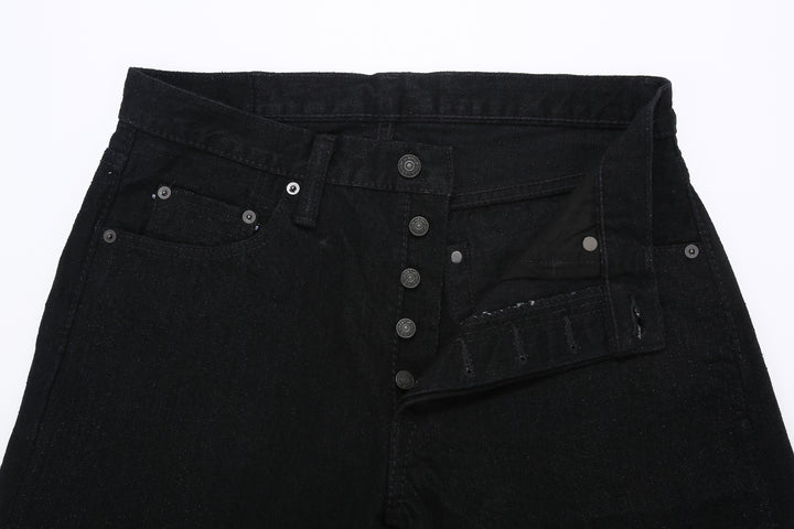 Pure Blue Japan black selvedge denim XX-003 regular straight jeans Japan detail