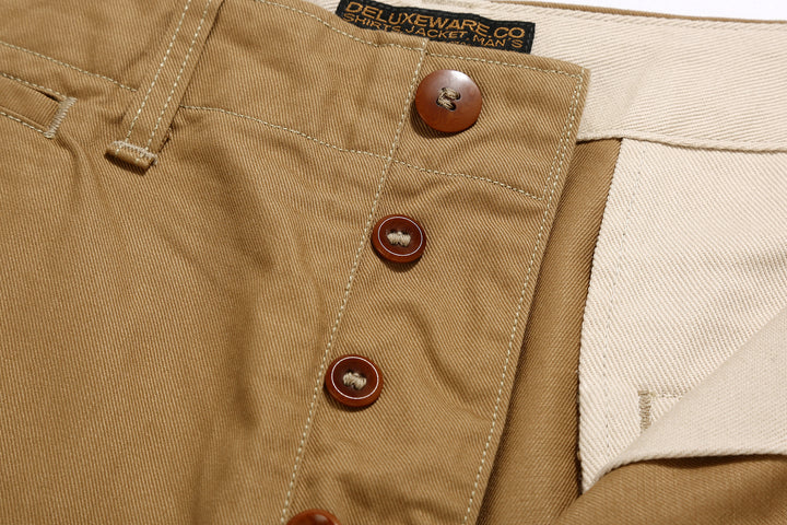 Deluxeware 946A Mil-Spec 46 Chino Trousers - Khaki