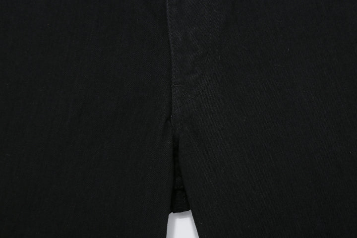 Moto Motor New Vintage 12oz Selvedge Old Baggy Denim - Black x Black