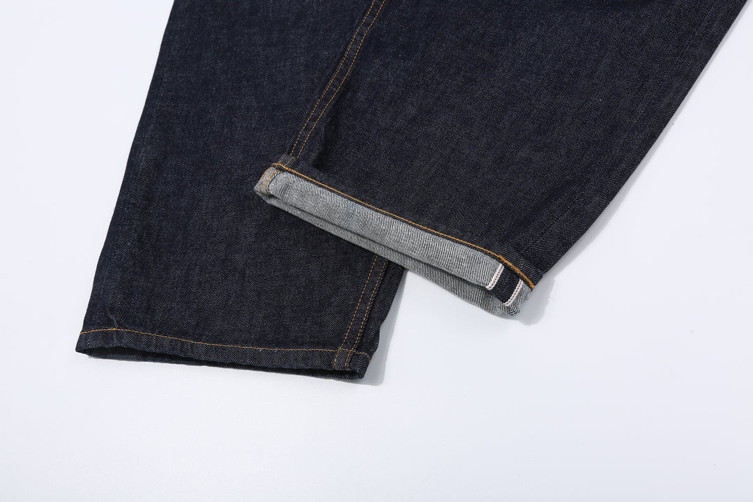 Moto Motor New Vintage 12oz Selvedge Old Baggy Denim - Indigo