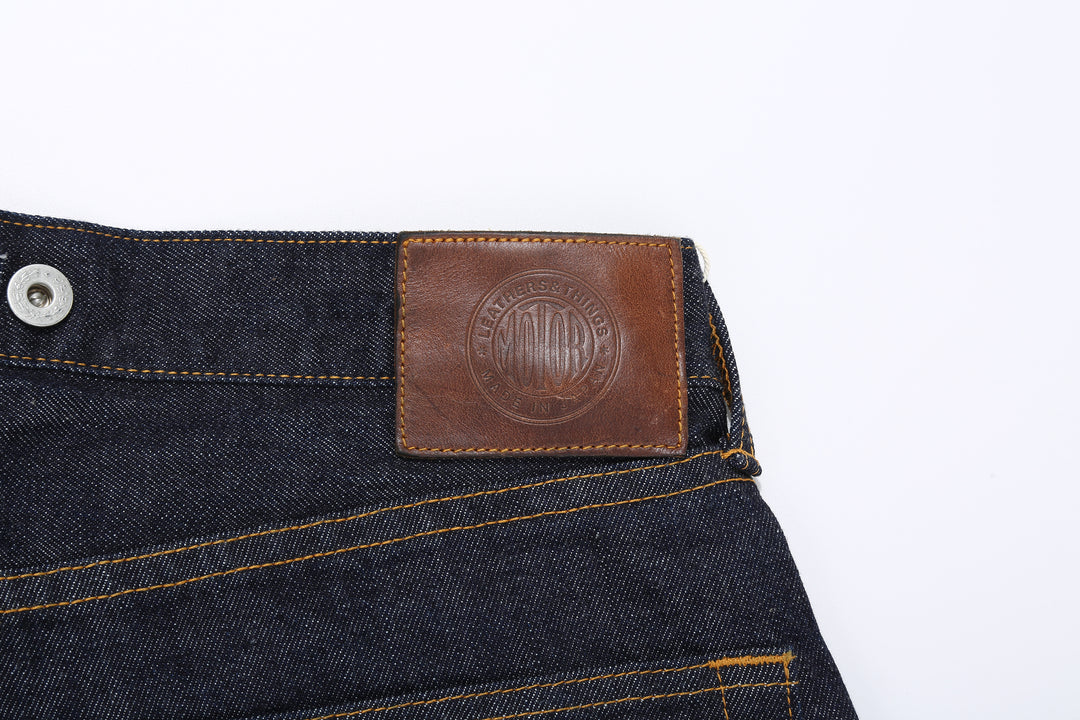 Moto Motor New Vintage 12oz Selvedge Old Baggy Denim - Indigo