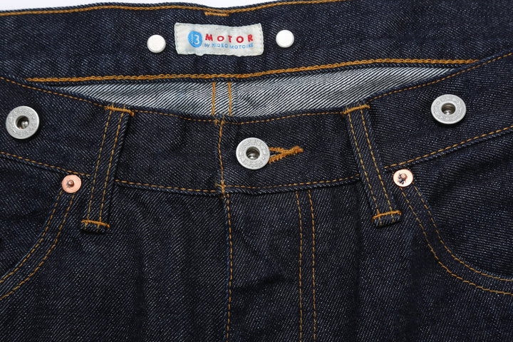 Moto Motor New Vintage 12oz Selvedge Old Baggy Denim - Indigo