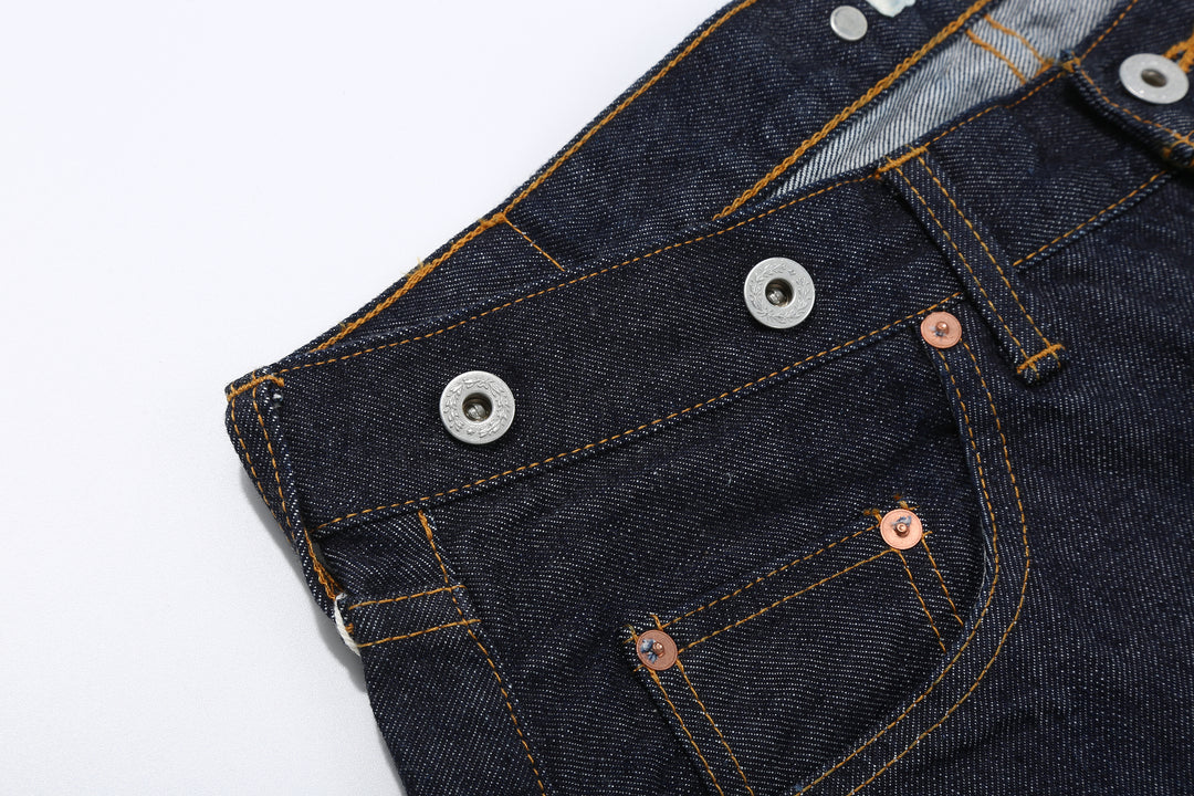 Moto Motor New Vintage 12oz Selvedge Old Baggy Denim - Indigo