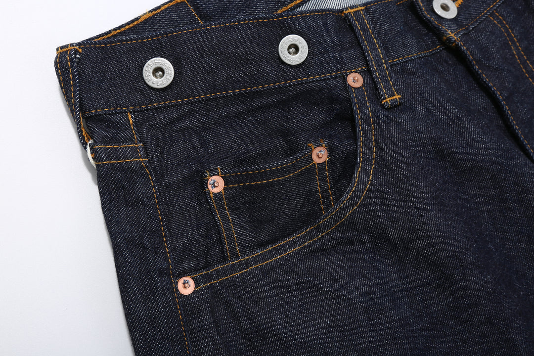 Moto Motor New Vintage 12oz Selvedge Old Baggy Denim - Indigo