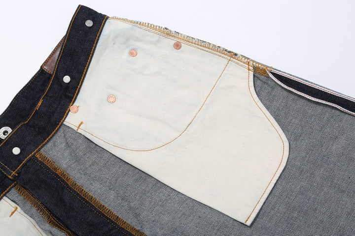 Moto Motor New Vintage 12oz Selvedge Old Baggy Denim - Indigo