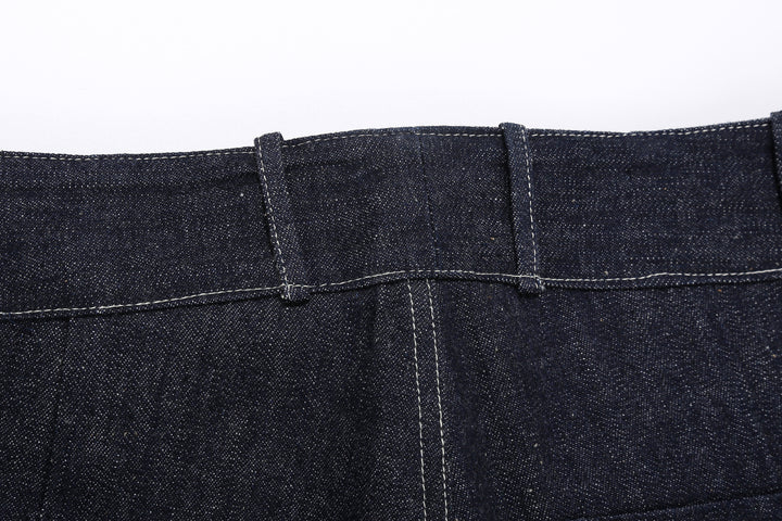 Warehouse & Co. 1930s WPA Double Knee Denim Trousers Light-Ounce Selvedge Denim Made in Japan Belt Loop