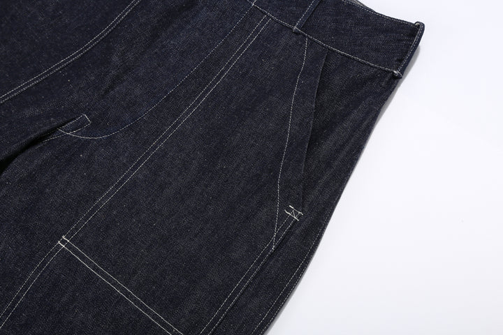 Warehouse & Co. 1930s WPA Double Knee Denim Trousers Light-Ounce Selvedge Denim Made in Japan Left Pocket