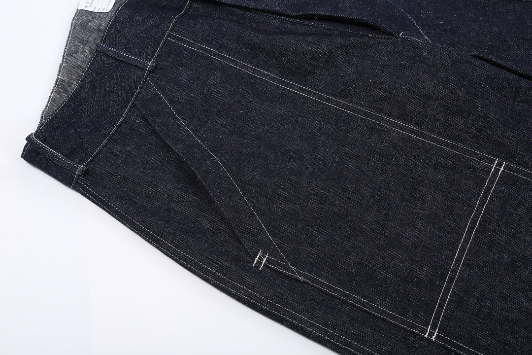 Warehouse & Co. 1930s WPA Double Knee Denim Trousers Light-Ounce Selvedge Denim Made in Japan Right Pocket