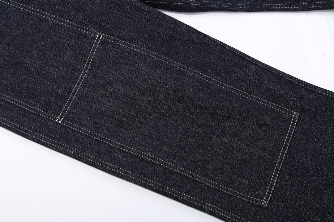 Warehouse & Co. 1930s WPA Double Knee Denim Trousers Light-Ounce Selvedge Denim Made in Japan Knee