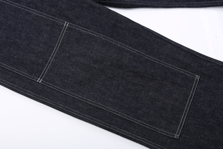 Warehouse & Co. 1930s WPA Double Knee Denim Trousers Light-Ounce Selvedge Denim Made in Japan Knee