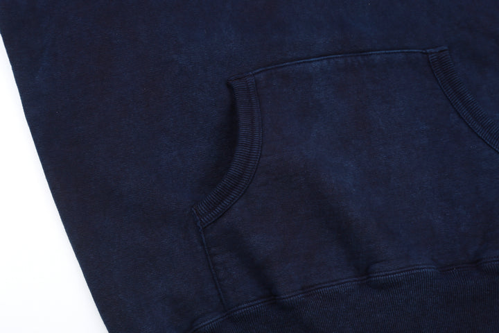 UES 73RF-ID Indigo-Dyed Heavyweight Pullover Hoodie