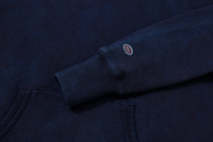 UES 73RF-ID Indigo-Dyed Heavyweight Pullover Hoodie
