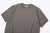 Un-Useless 170204 linen KNITEE short sleeve crew neck knit T-shirt made in Japan charcoal crew neck