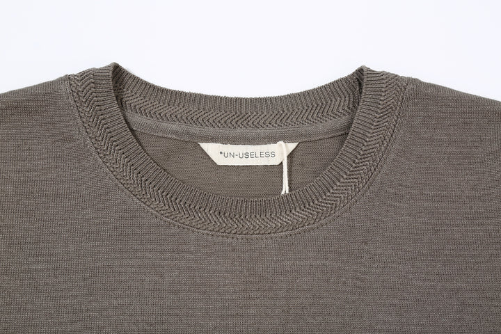 Un-Useless 170204 Knitee Linen T-Shirt - Crew Neck