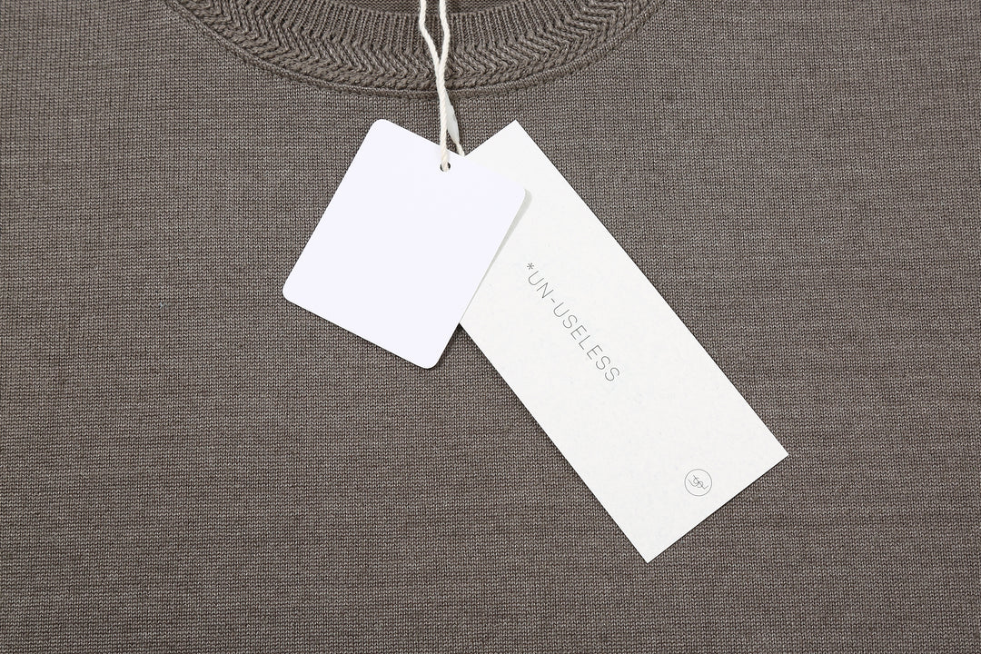 Un-Useless 170204 Knitee Linen T-Shirt - Crew Neck