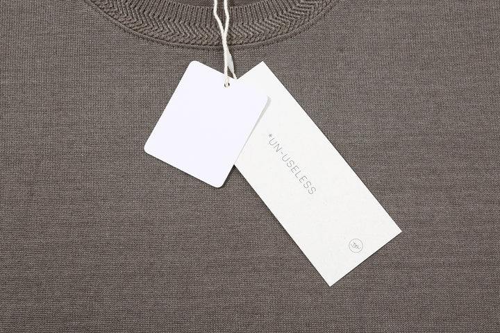 Un-Useless 170204 Knitee Linen T-Shirt - Crew Neck