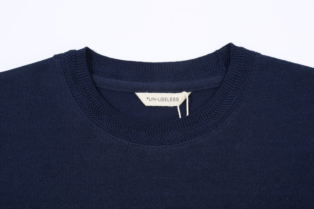 Un-Useless 170204 Knitee Linen T-Shirt - Crew Neck
