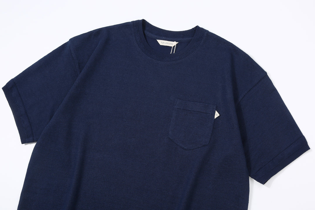 Un-Useless 170205 Knitee Linen T-Shirt - Pocket