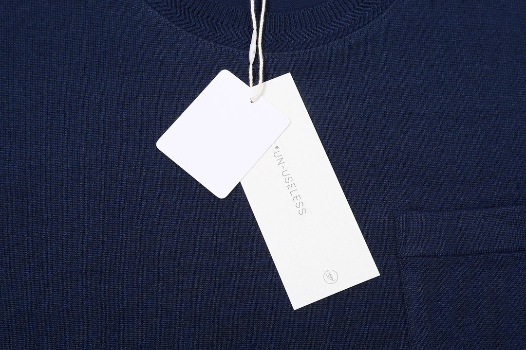 Un-Useless 170205 Knitee Linen T-Shirt - Pocket