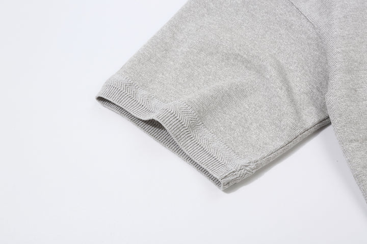 Un-Useless 170218 Plating Knit Linen Polo Shirt Made in Japan Sleeve Rib