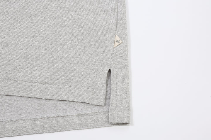 Un-Useless 170218 Plating Knit Linen Polo Shirt Made in Japan Side Slit Hem