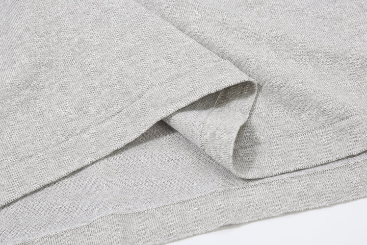 Un-Useless 170218 Plating Knit Linen Polo Shirt Made in Japan Hem