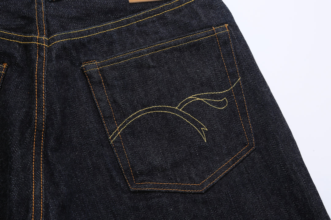The Flat Head FN-8004 18oz Selvedge Denim - Wide Tapered Fit