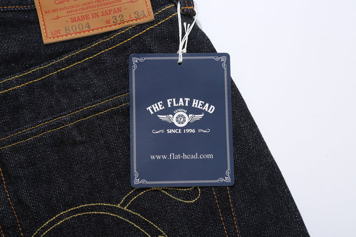 The Flat Head FN-8004 18oz Selvedge Denim - Wide Tapered Fit