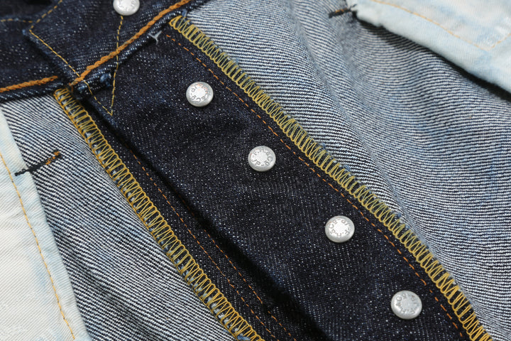 The Flat Head FN-8004 18oz Selvedge Denim - Wide Tapered Fit