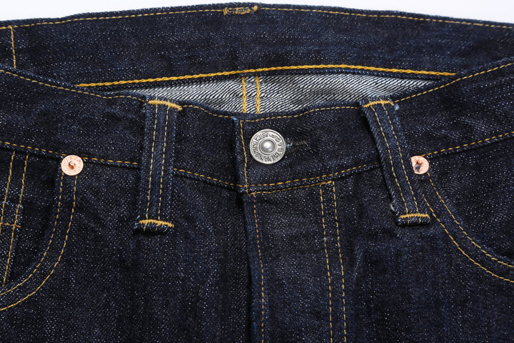 Freewheelers Vanishing West Lot 601XX 1945 WW2 selvedge denim jeans regular straight fit indigo Japan
