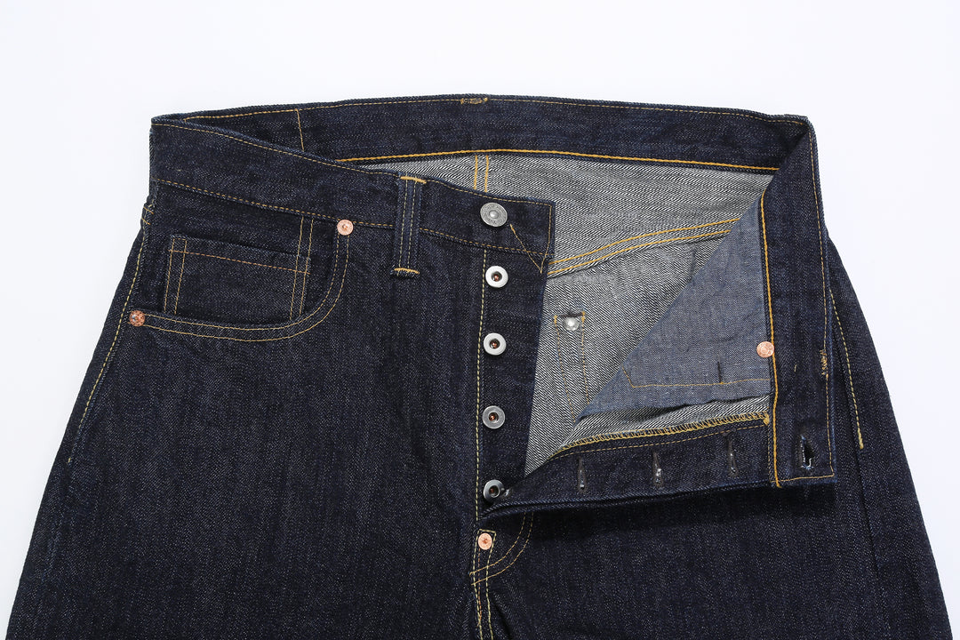 Freewheelers Vanishing West Lot 601XX 1945 WW2 selvedge denim jeans regular straight fit indigo Japan