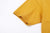 Deluxeware BSP-MNT01 10.5oz loopwheeled T-shirt with 5-needle binder neck, Mention Exclusive, made in Japan crew neck 5-Needle Binder Neck Sleeve Yellow