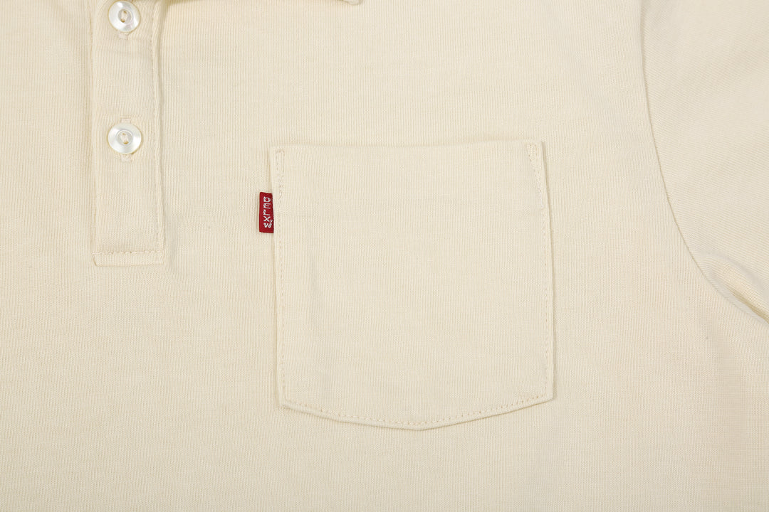 Deluxeware OCTS-00 12.5oz Loopwheeled Polo Shirt Made in Japan Chest Pocket