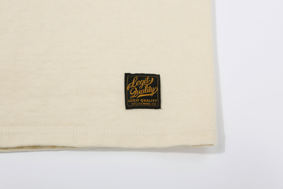Deluxeware OCTS-00 12.5oz Loopwheeled Polo Shirt Made in Japan Hem Label