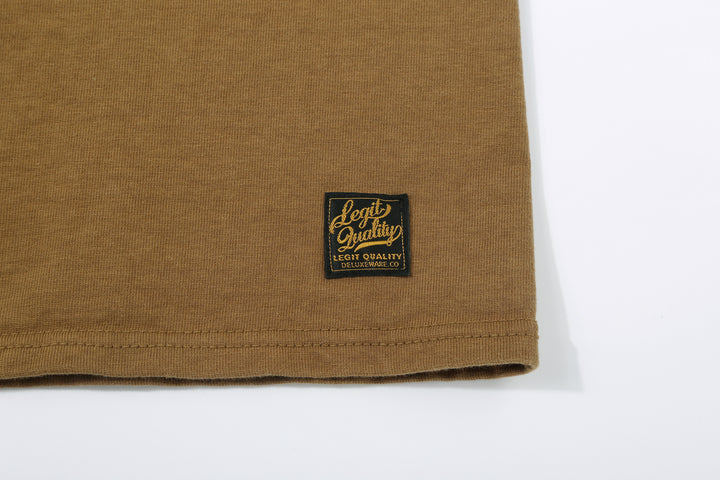 Deluxeware OCTS-00 12.5oz Loopwheeled Polo Shirt Made in Japan Hem Label