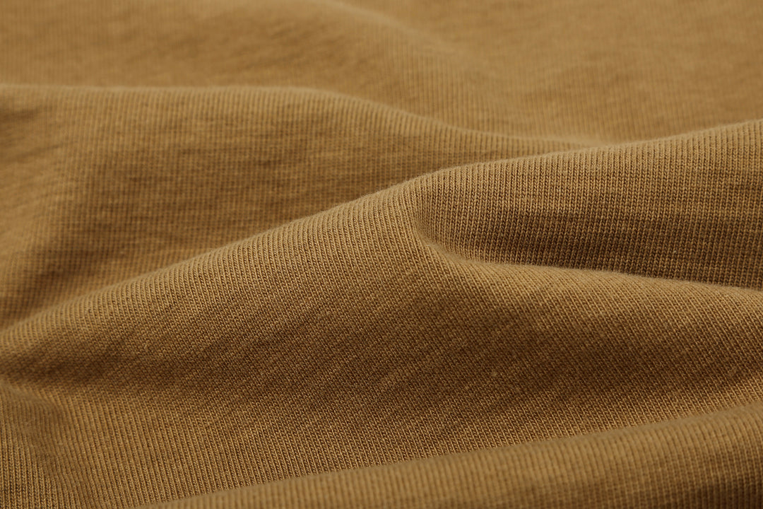 Deluxeware OCTS-00 12.5oz Loopwheeled Polo Shirt Made in Japan Fabric Close Up