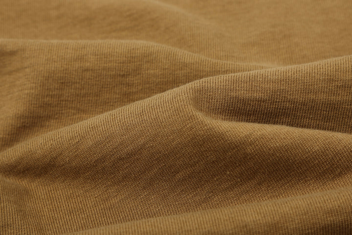 Deluxeware OCTS-00 12.5oz Loopwheeled Polo Shirt Made in Japan Fabric Close Up