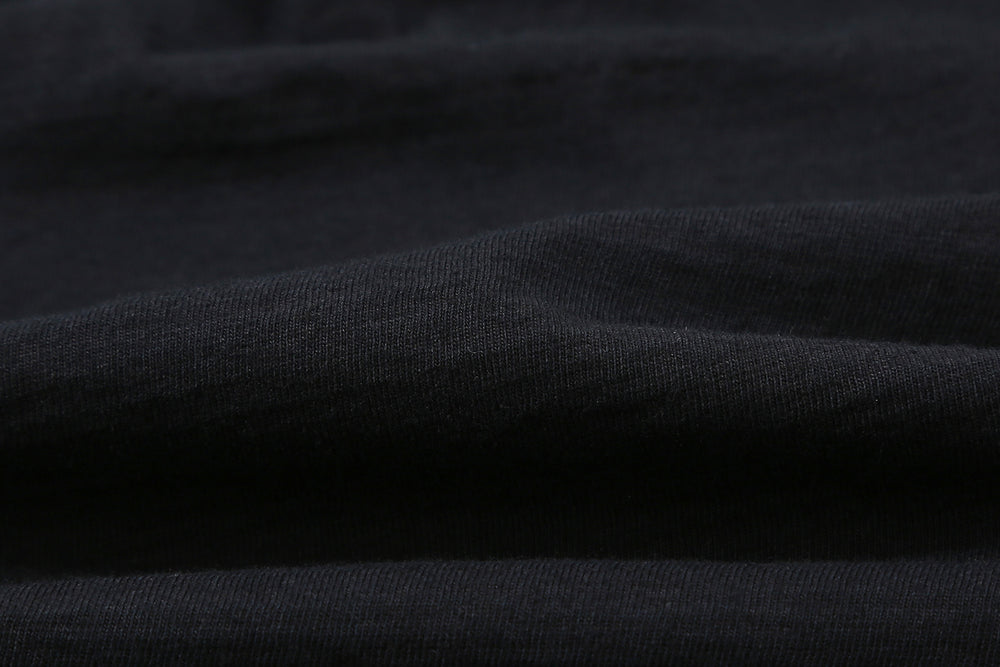 Pure Blue Japan SS-5011-IDBK indigo black jersey T-shirt fading cotton Japan close up