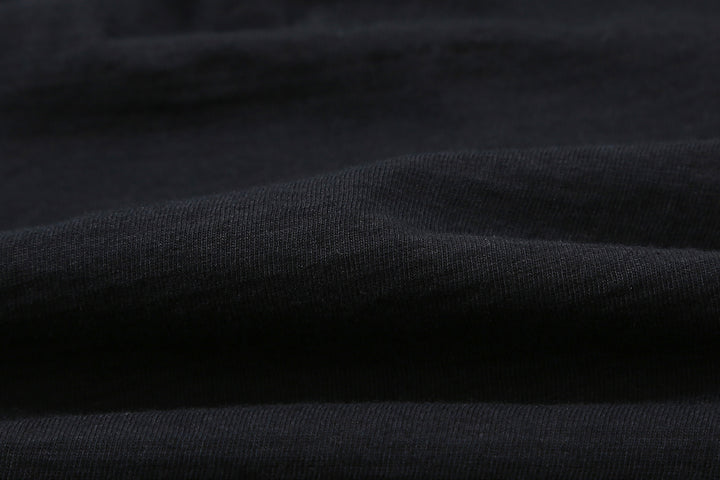 Pure Blue Japan SS-5011-IDBK indigo black jersey T-shirt fading cotton Japan close up