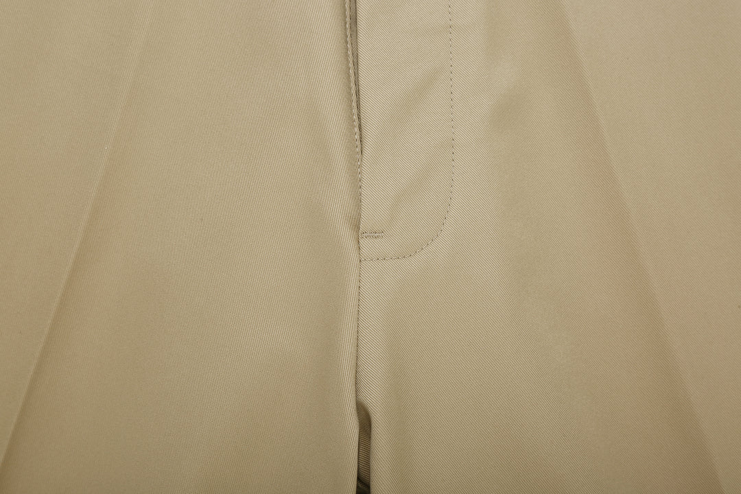 Attractions Wearmasters Lot.720 Giza Cotton Twill Heritage Trousers Beige – Fly Stitching Detail