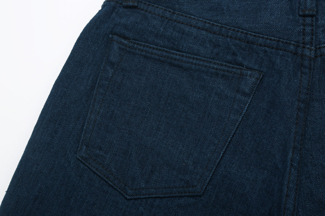 Pure Blue Japan OCE-019 14oz Oceanic Indigo Selvedge Jeans – Left Back Pocket Detail